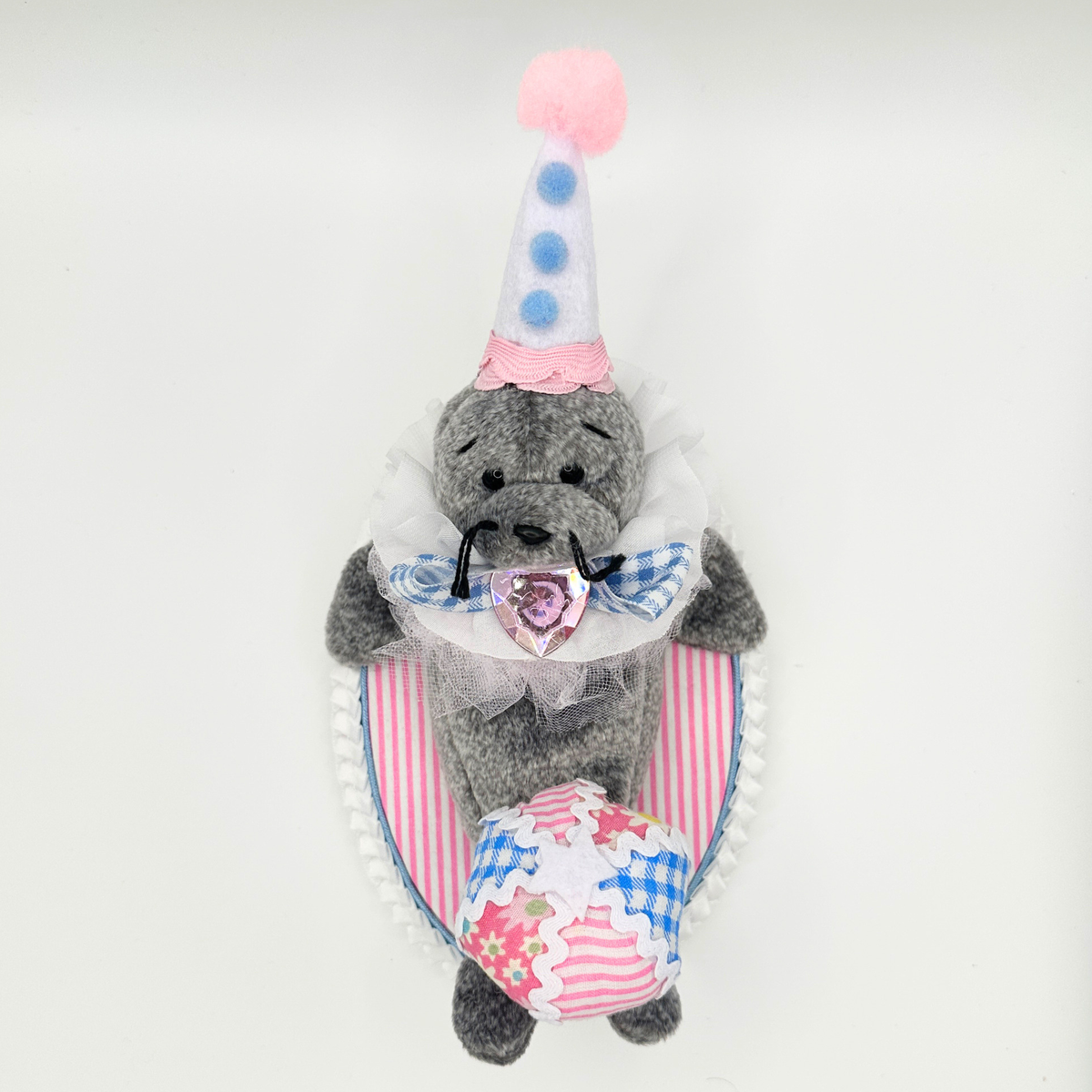 Circus Seal Plush Taxidermy Mount