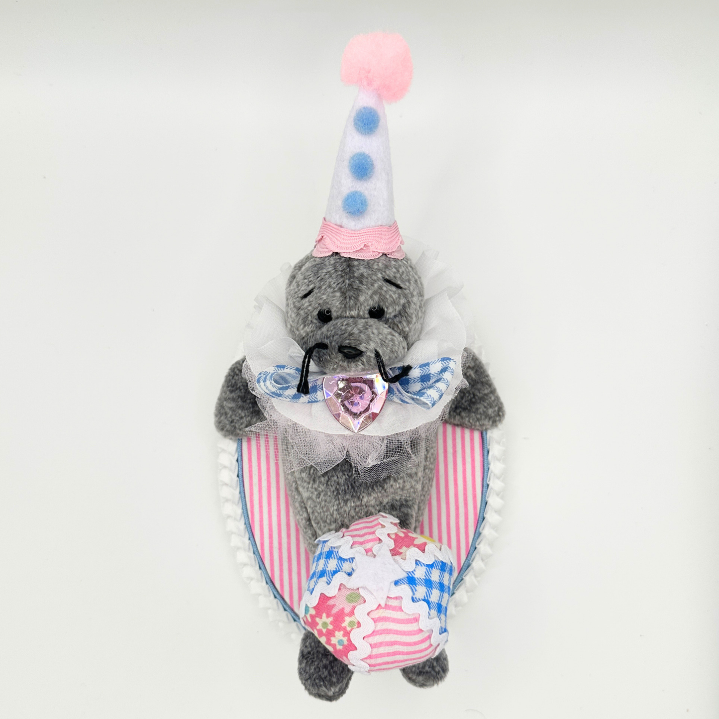 Circus Seal Plush Taxidermy Mount