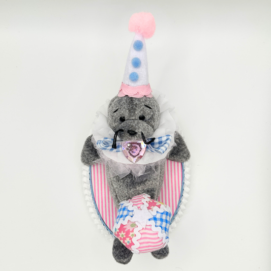 Circus Seal Plush Taxidermy Mount