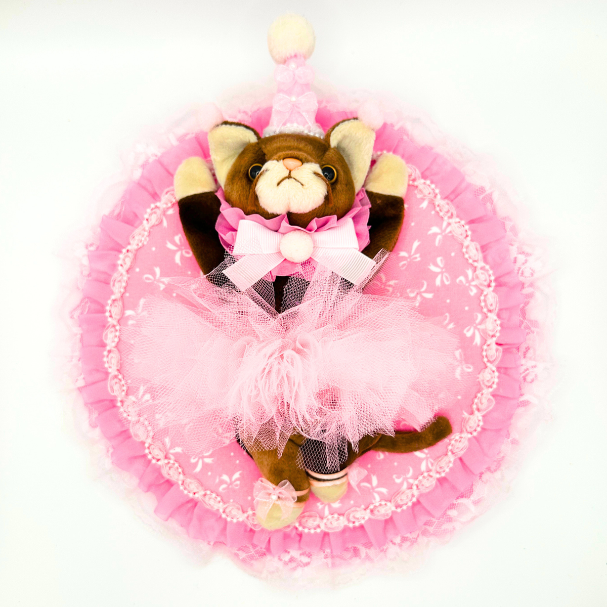 Ballerina Kitty Plush Taxidermy Mount
