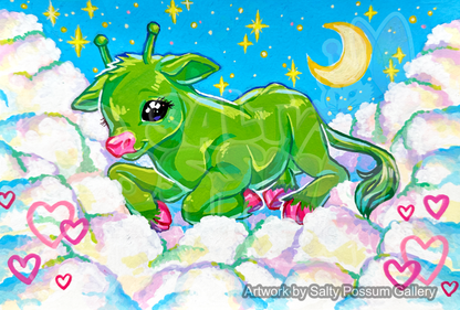 Space Cow Print