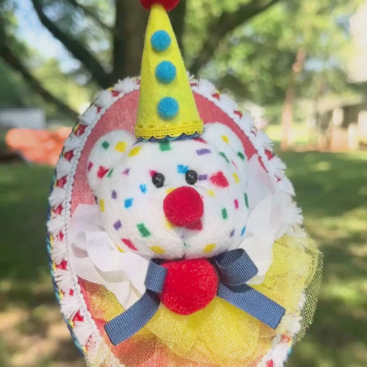 Confetti Clown Plush Taxidermy Mount