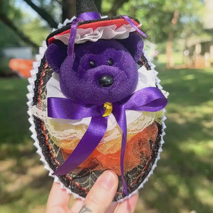 Old Fashioned Halloween Plush Taxidermy Mount